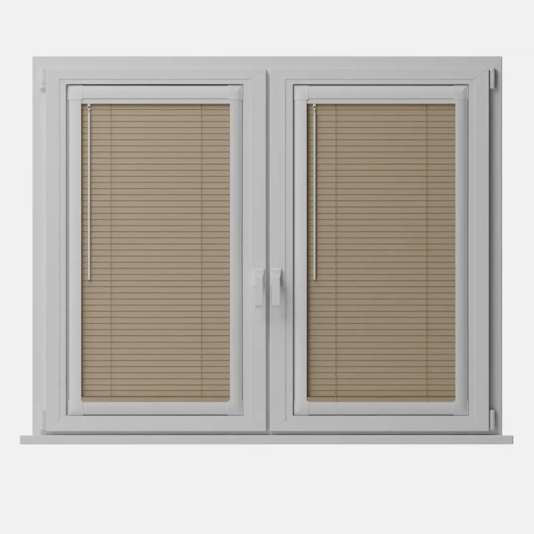 Perfect Fit No Drill Metal Venetian Blinds fitted in a British home