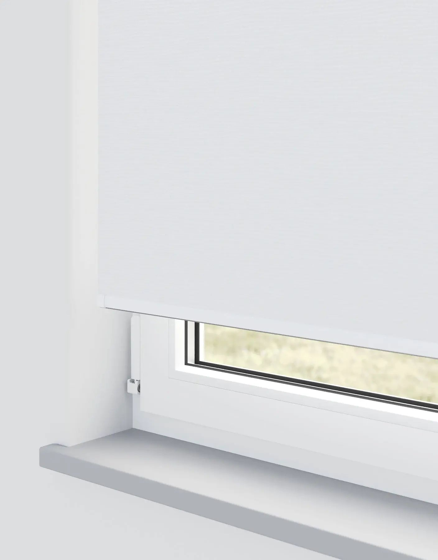 Alta Roller Blinds Electric Blackout Frost