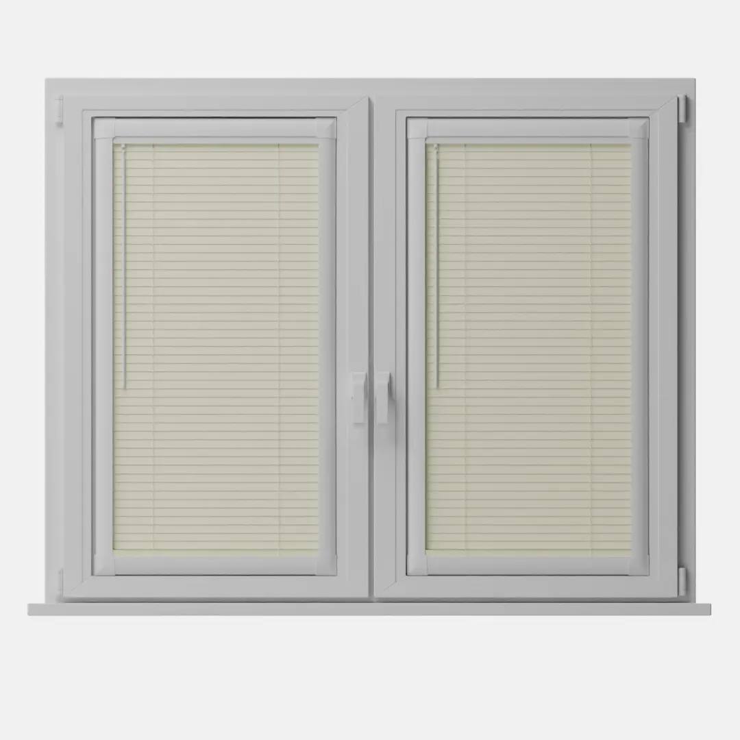 Perfect Fit No Drill Metal Venetian Blinds fitted in a British home