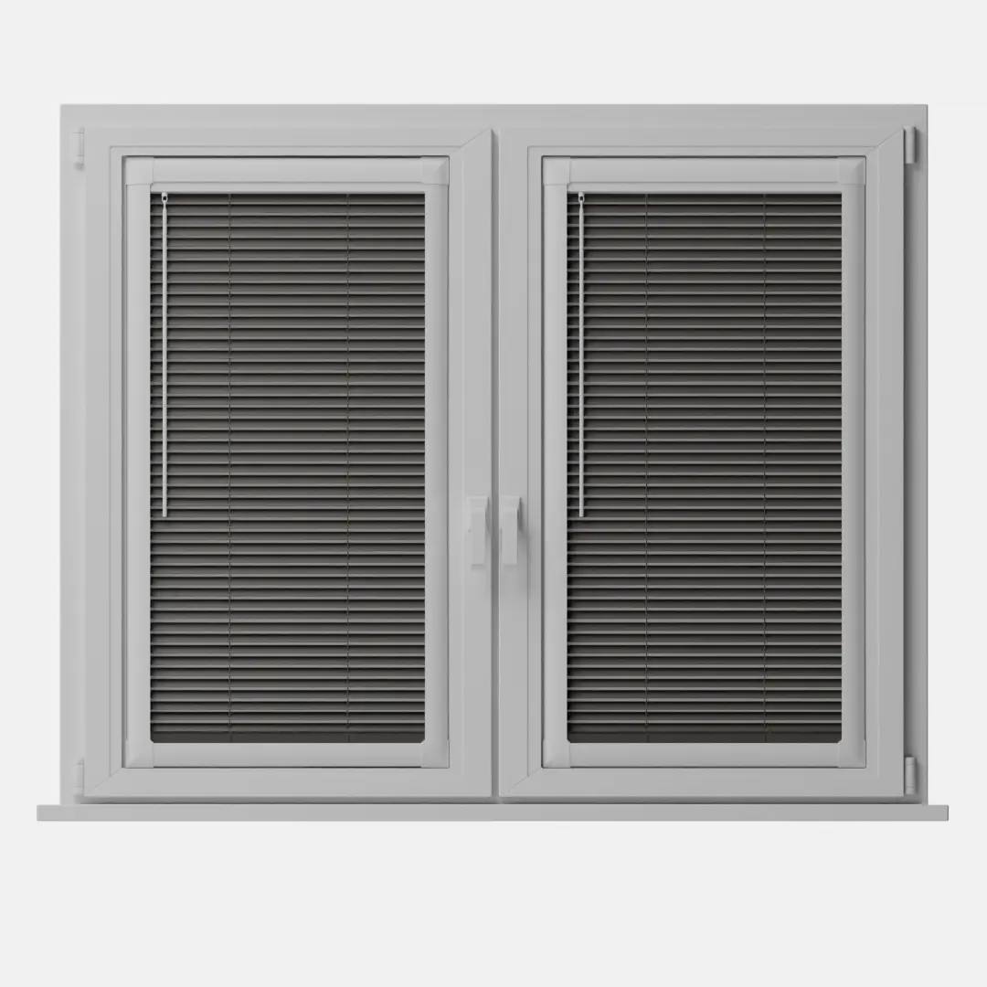 Perfect Fit No Drill Wooden Wooden Blinds fitted in a British home