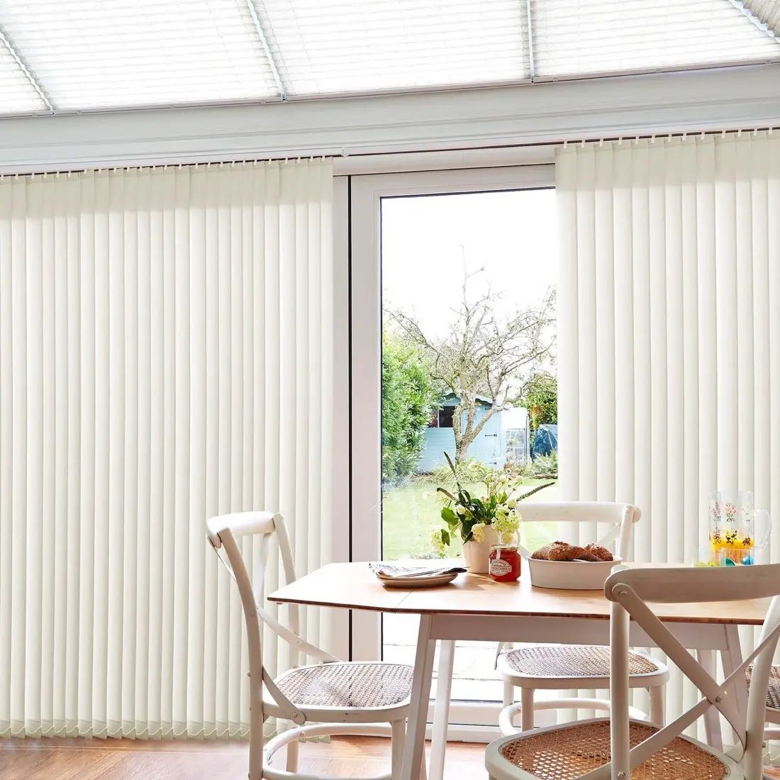 Glimmer in Cream — made-to-measure blinds