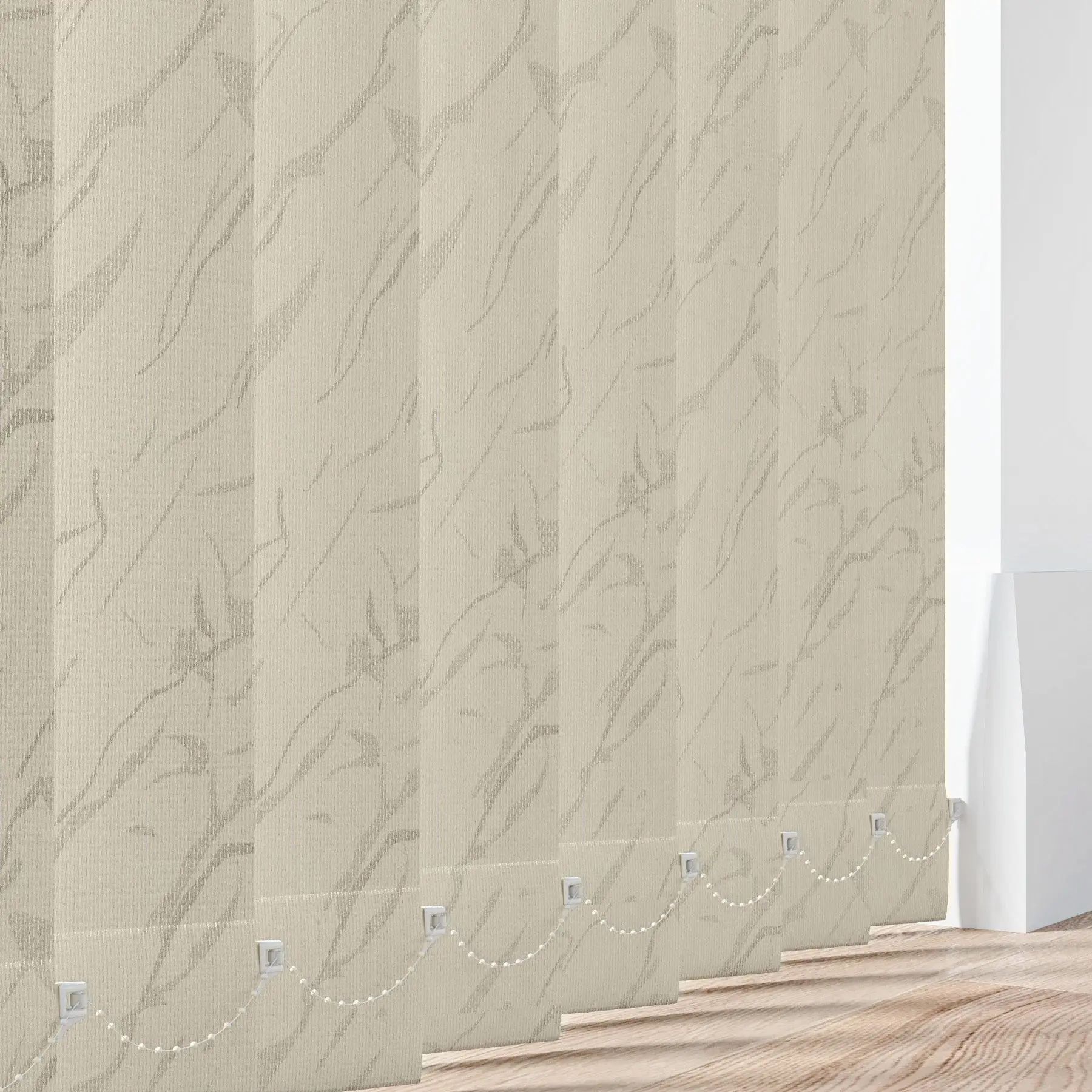 Fiesta Vertical Blinds Cream
