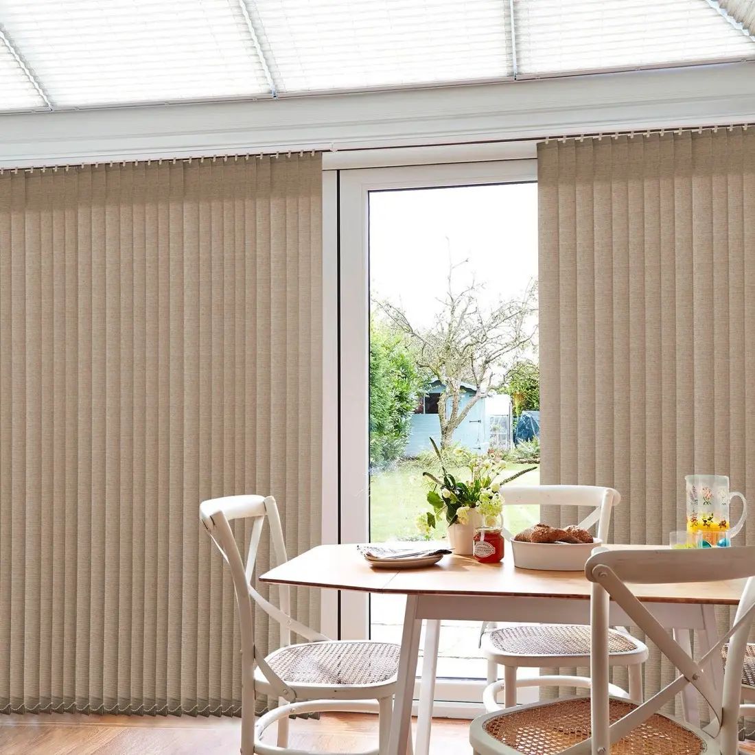 Blossom in Mocha — made-to-measure blinds