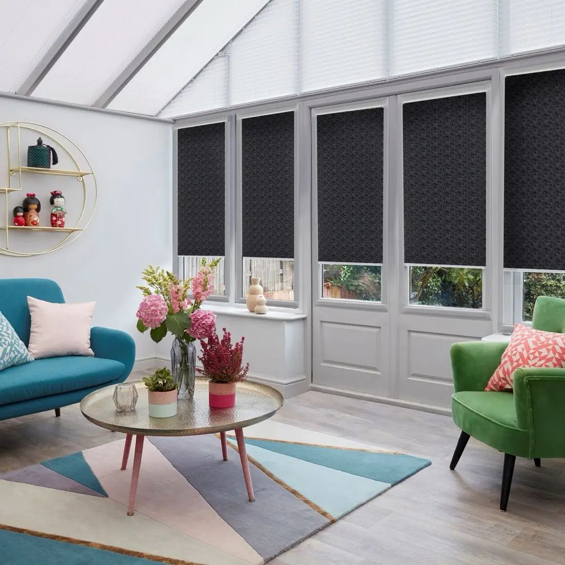 Glider in Blackout Raven — made-to-measure blinds
