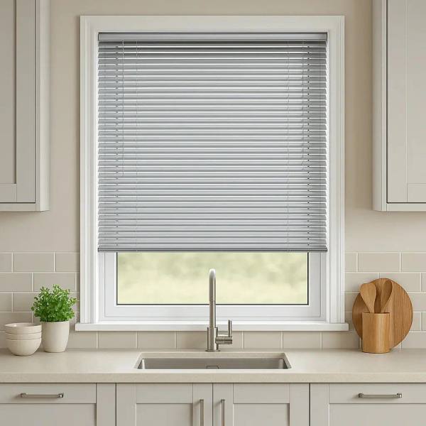 Silver Venetian Blinds — made-to-measure blinds