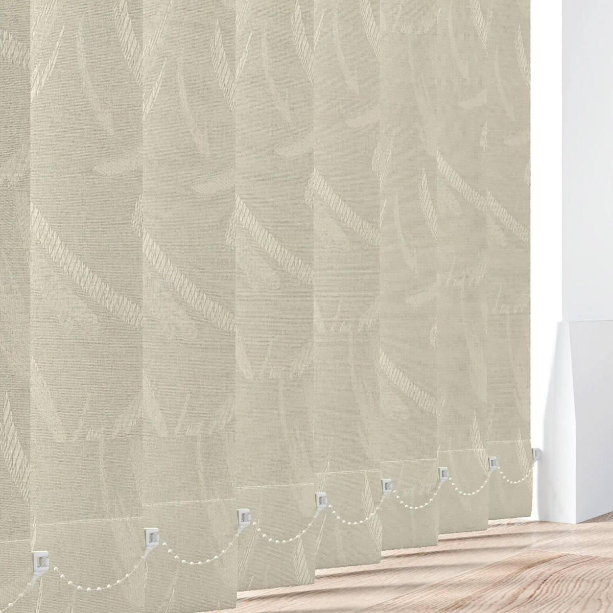 Parfait Vertical Blinds fitted in a British home