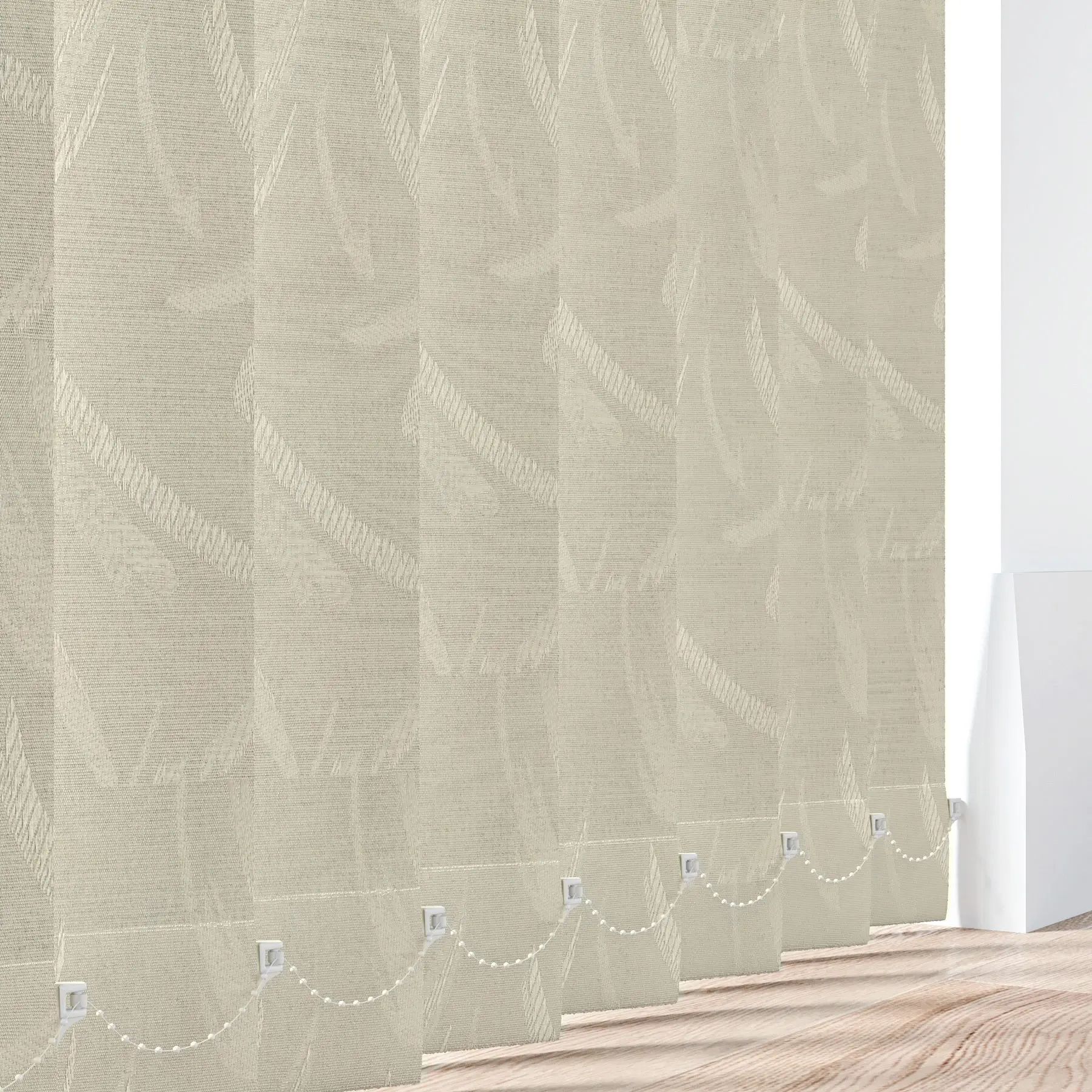 Parfait Vertical Blinds in Cream — made-to-measure blinds