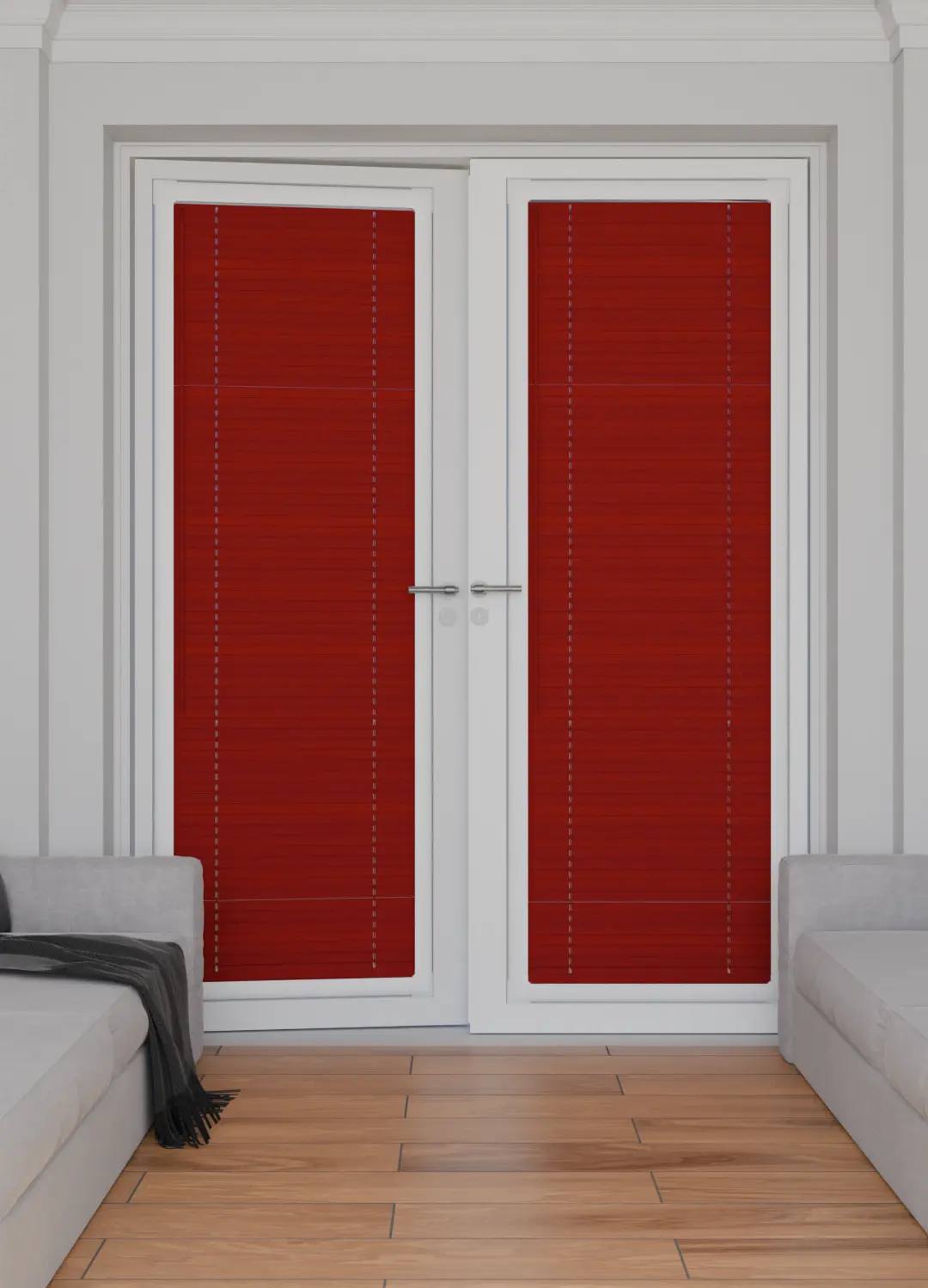 Perfect Fit No Drill Metal Venetian Blinds fitted in a British home