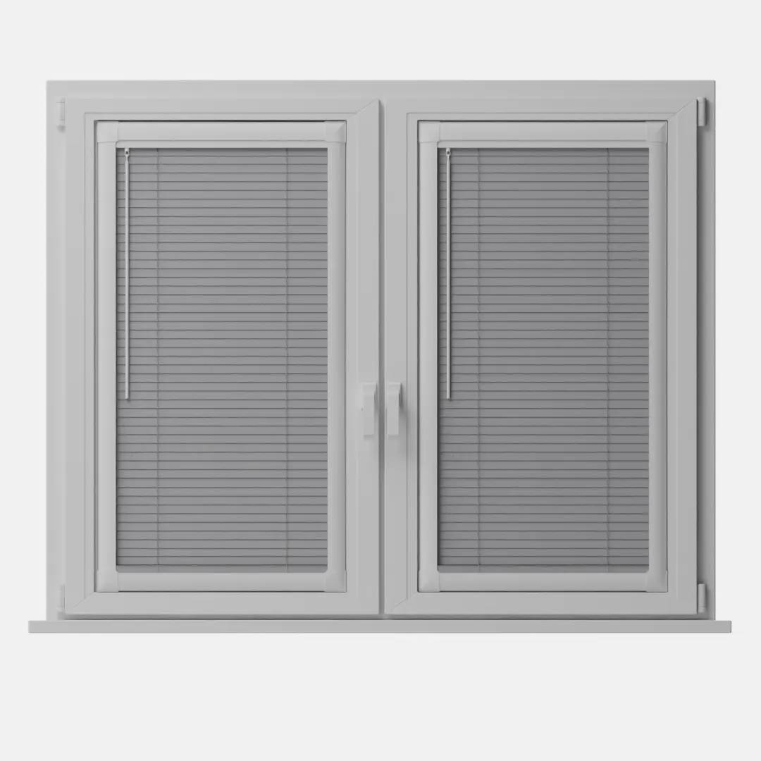 Perfect Fit No Drill Metal Venetian Blinds fitted in a British home