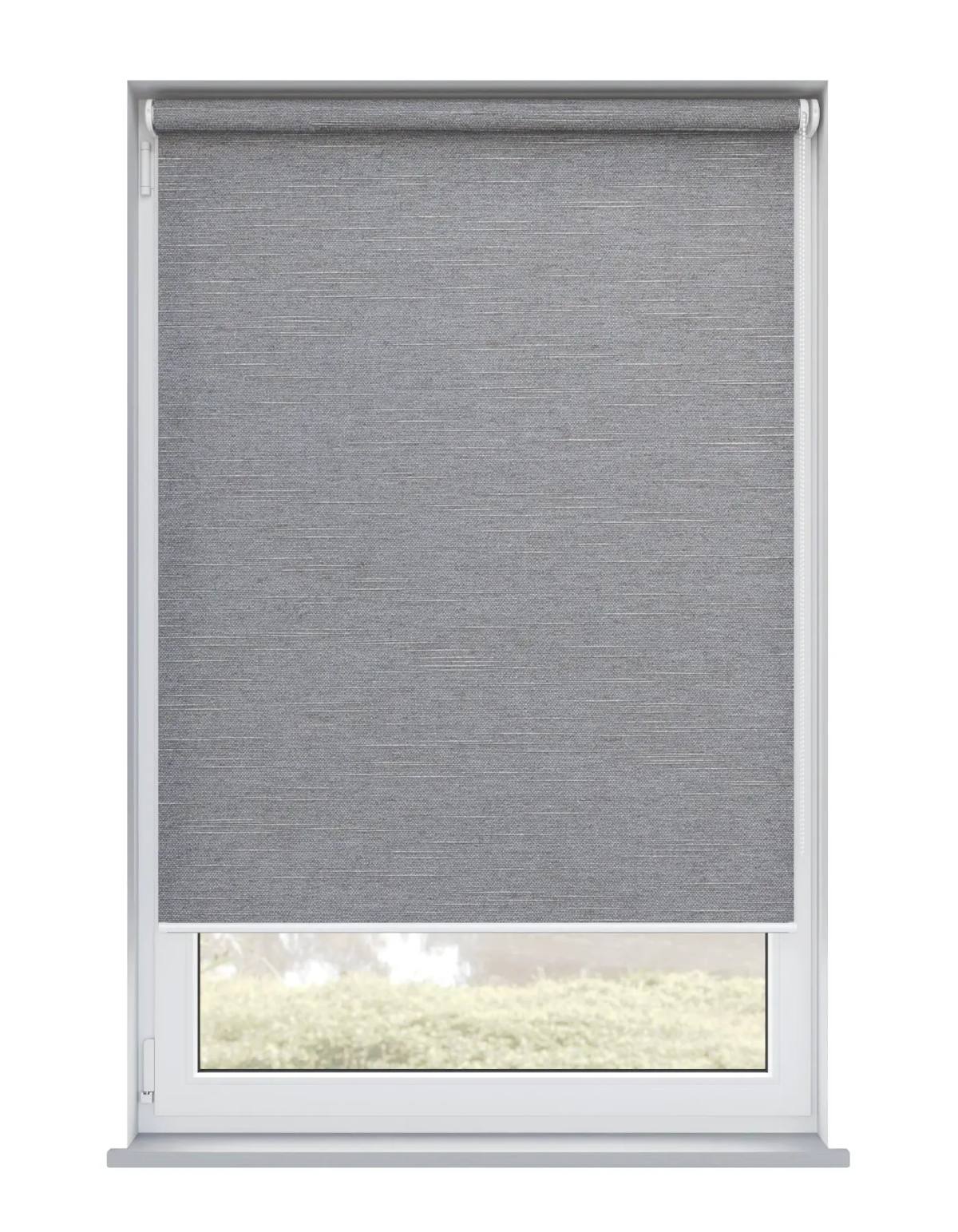 Linenweave Roller Blinds Electric fitted in a British home