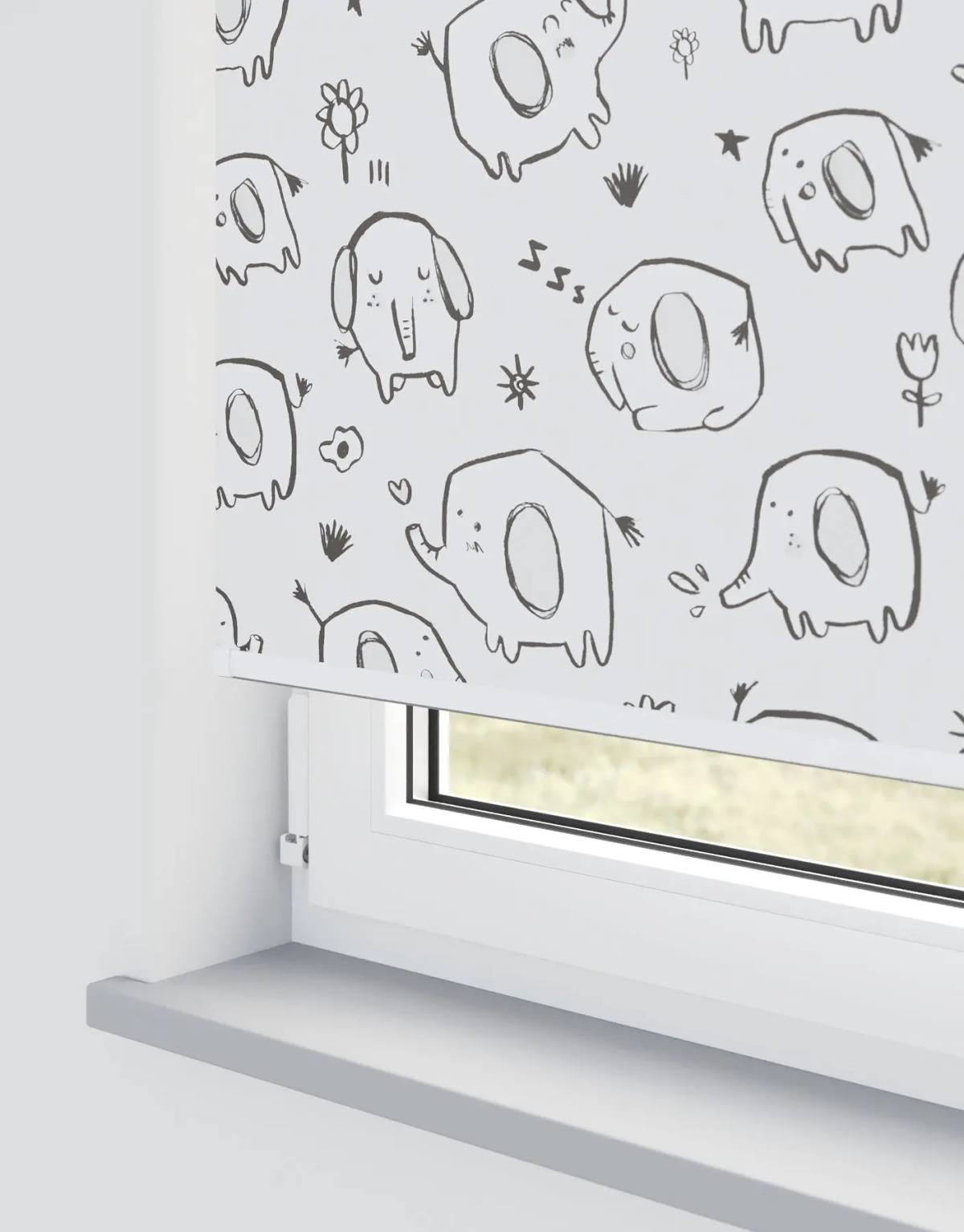 Nellie Roller Blinds fitted in a British home