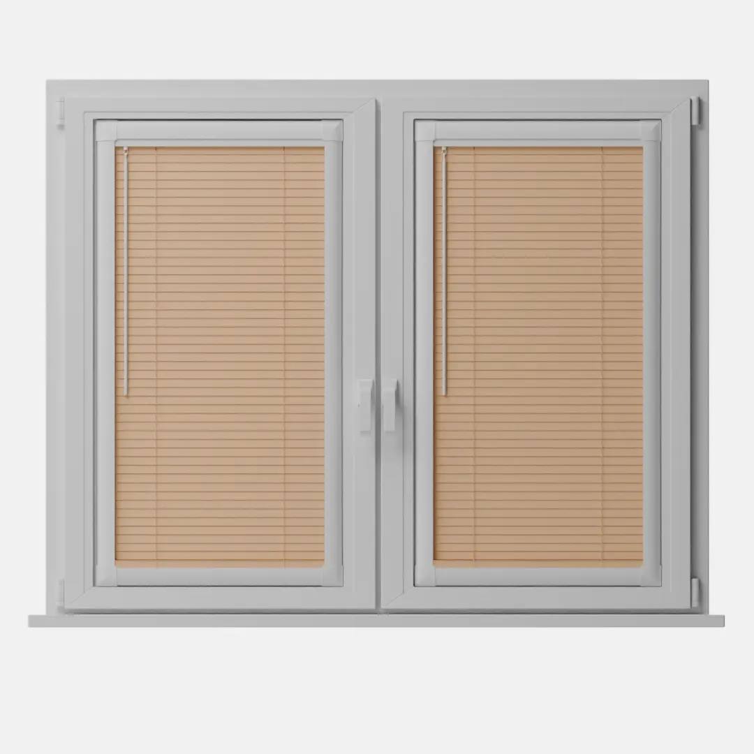 Perfect Fit No Drill Metal Venetian Blinds fitted in a British home