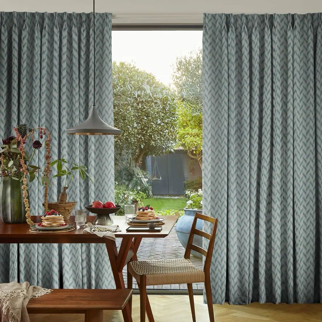 Scatter in Jade — made-to-measure curtains