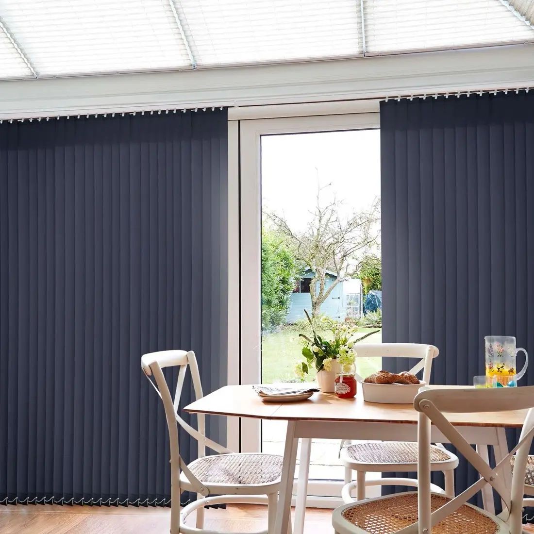 Bryher in Dark Ocean — made-to-measure blinds