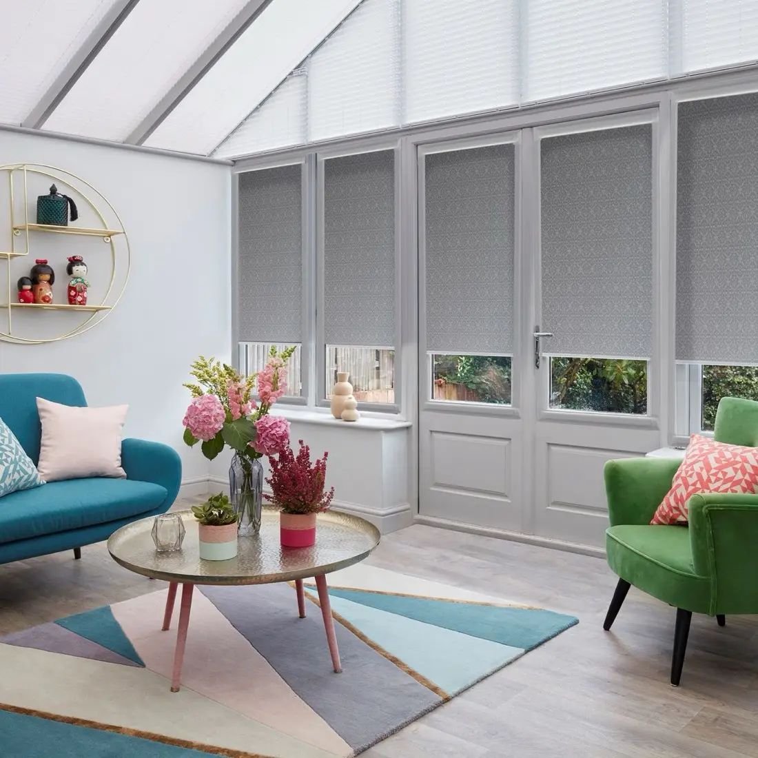 Tangier in Blackout Stone — made-to-measure blinds