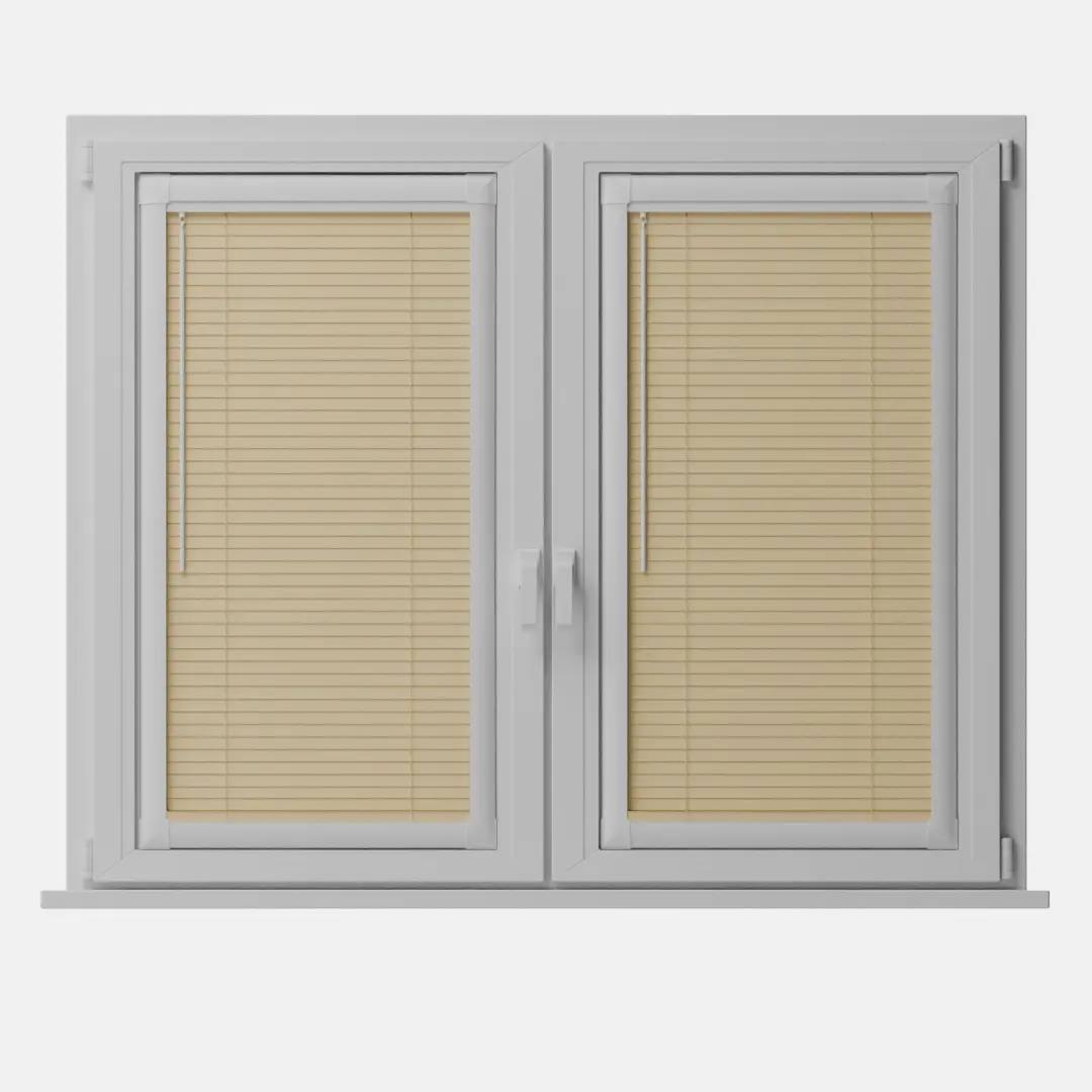 Perfect Fit No Drill Metal Venetian Blinds fitted in a British home