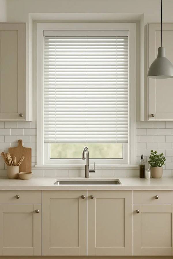 White Venetian Blinds — made-to-measure blinds