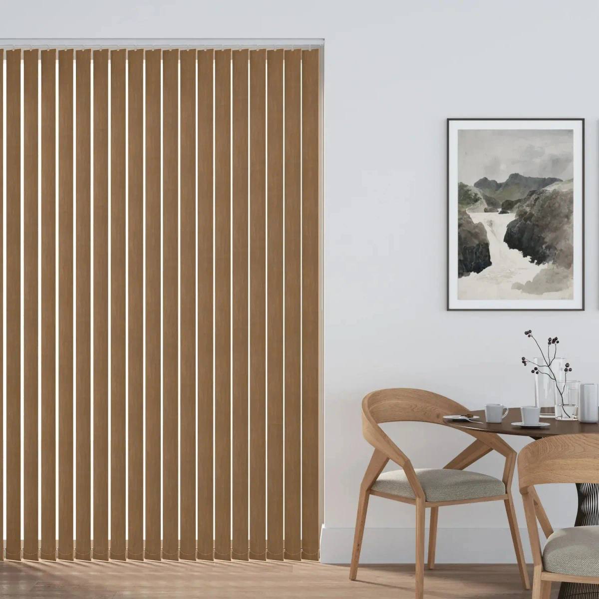 Sunrise Vertical Blinds fitted in a British home