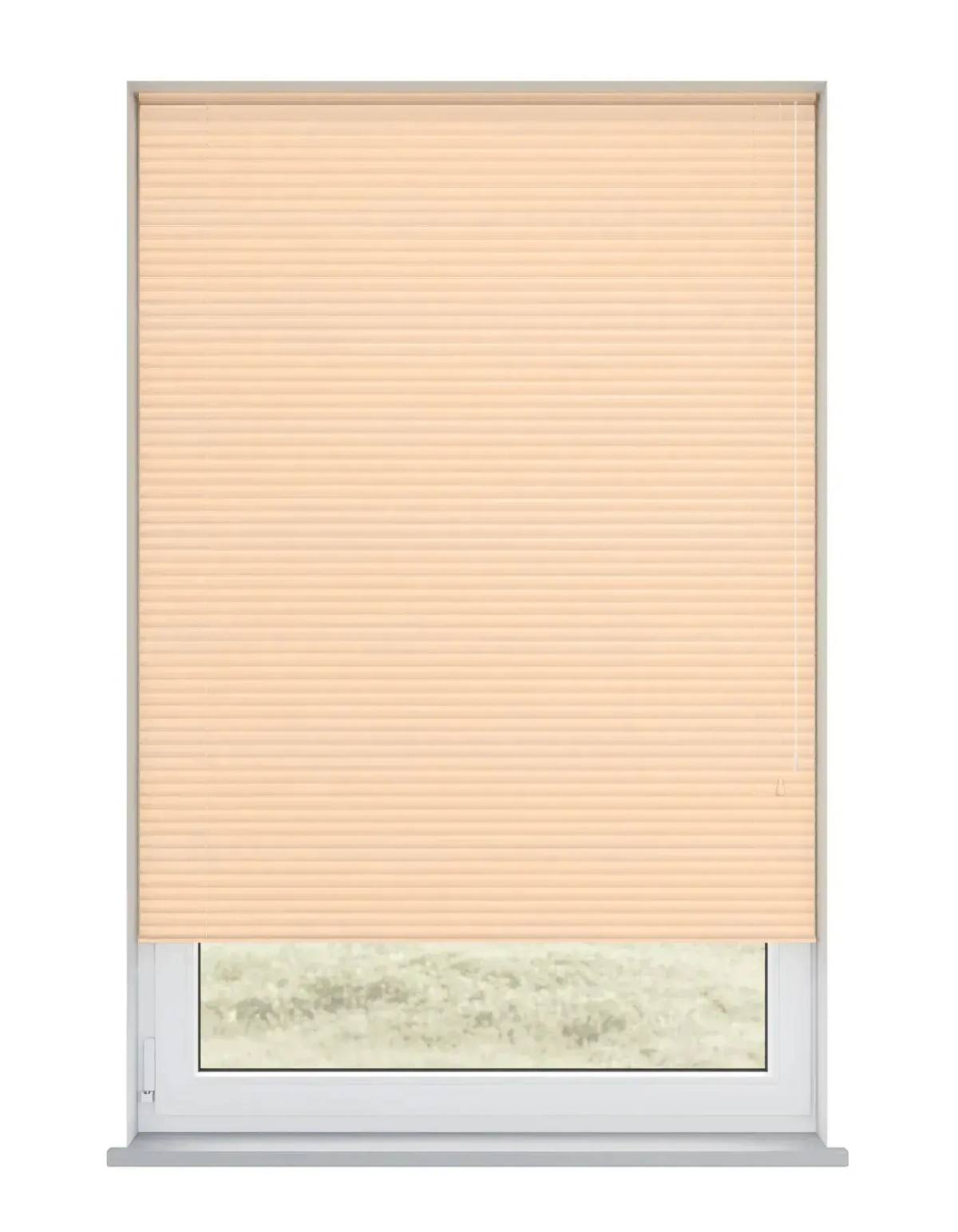 Spring Blush Metal Venetian Venetian Blinds fitted in a British home