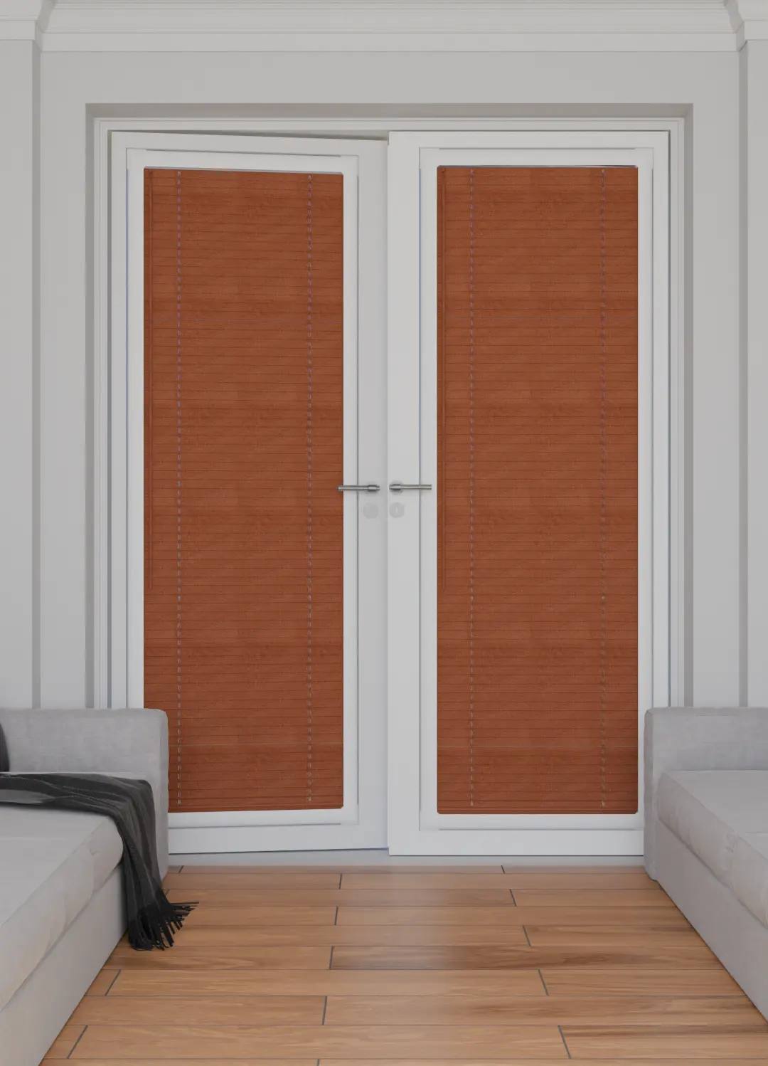 Perfect Fit No Drill Metal Venetian Blinds fitted in a British home