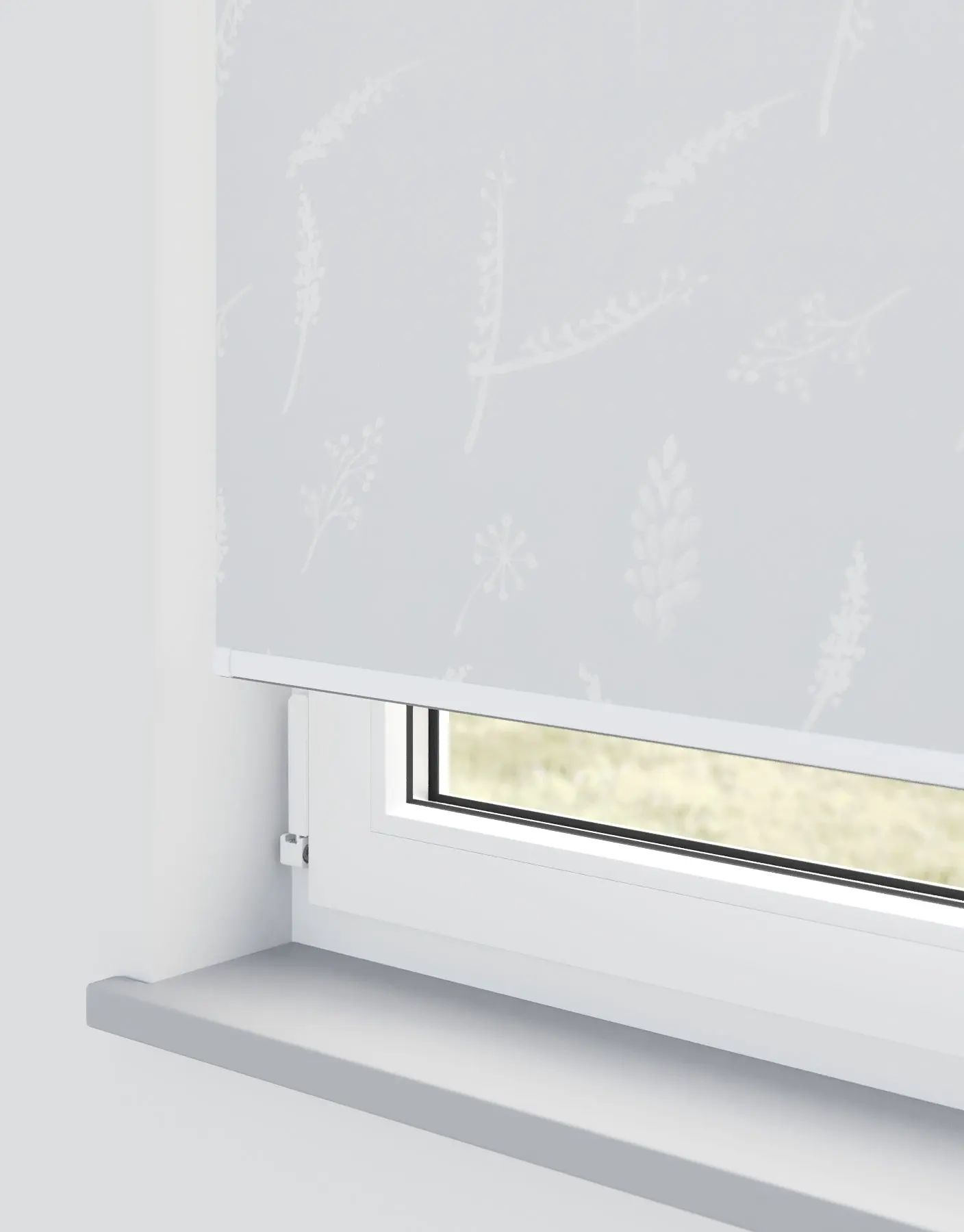 Lacie Roller Blinds Blackout Grey