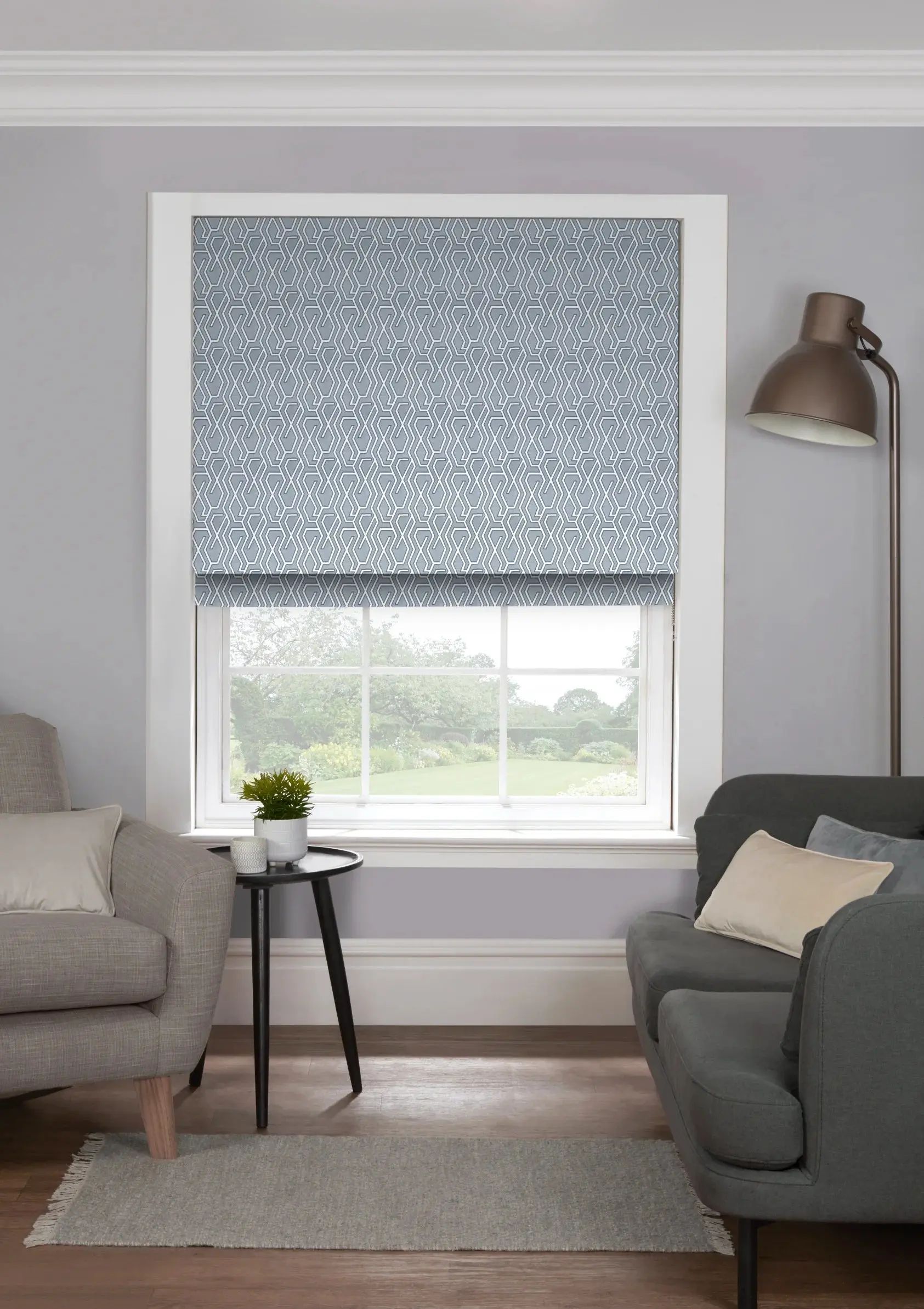 EB Roman Blinds Aztec