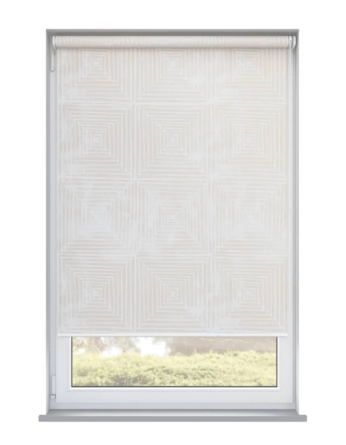 Blush Roller Blinds Electric fitted in a British home