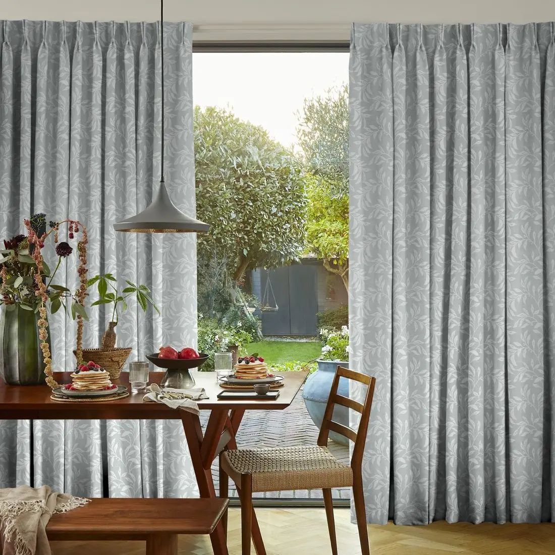 Celestine in Silver — made-to-measure curtains