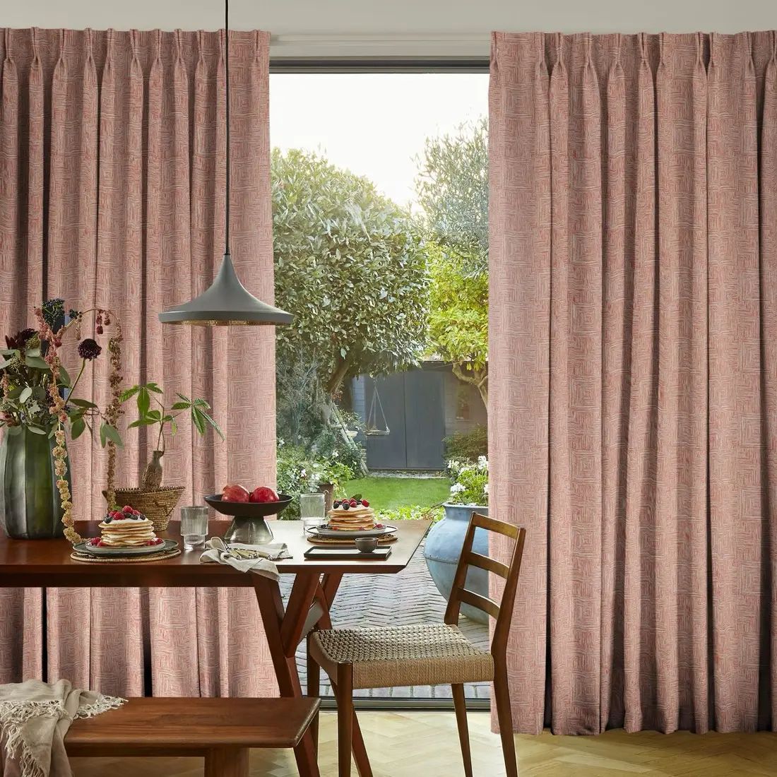 Ashmore in Fiesta — made-to-measure curtains
