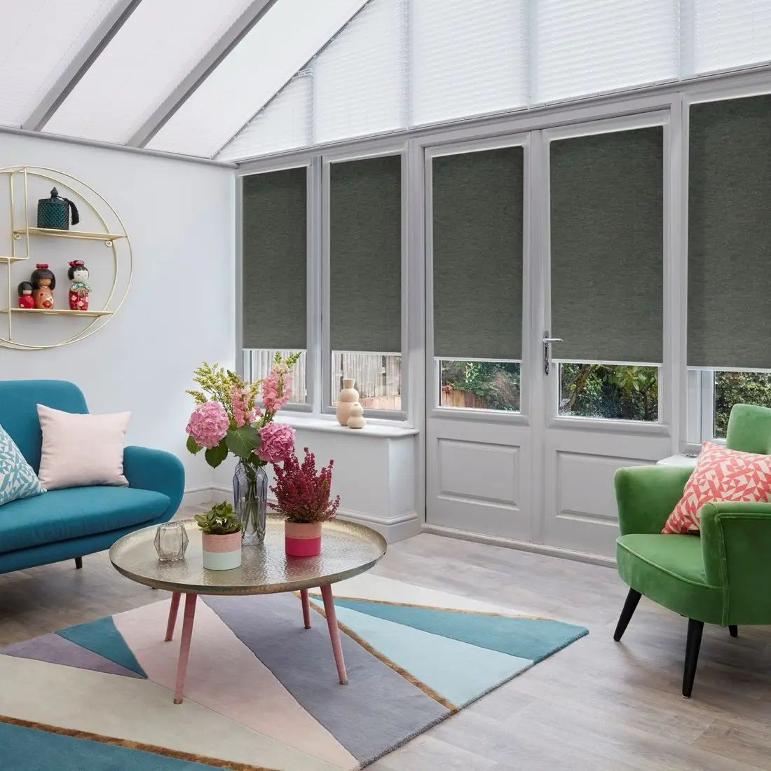 Marlow in Charcoal — made-to-measure blinds