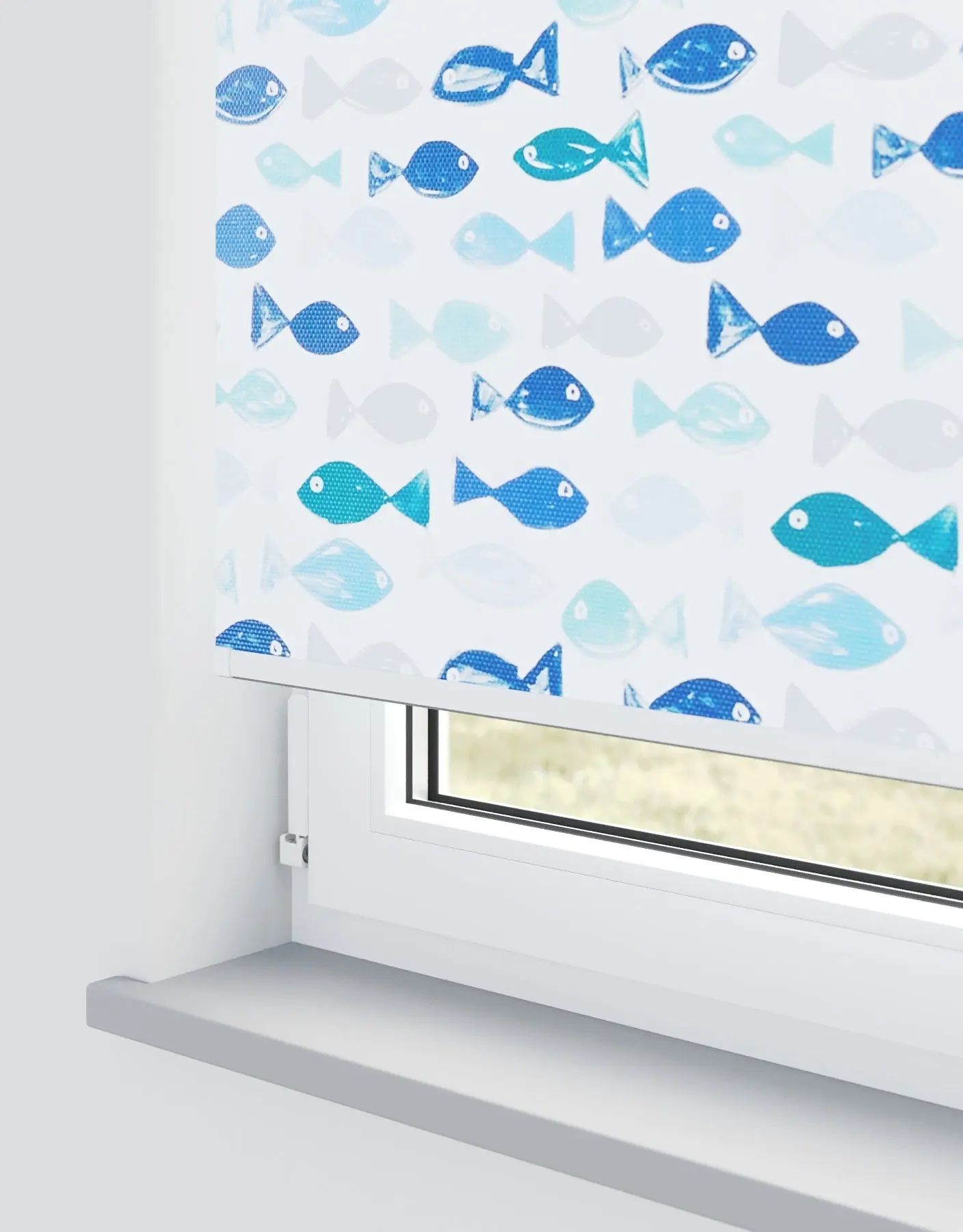 Dory Roller Blinds Electric in Marine — made-to-measure blinds