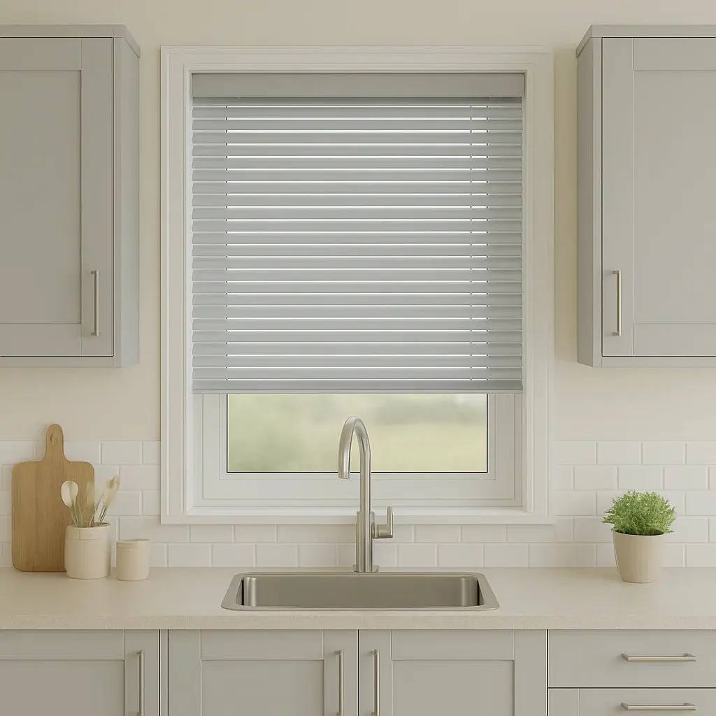 Polar Metal Venetian Venetian Blinds fitted in a British home