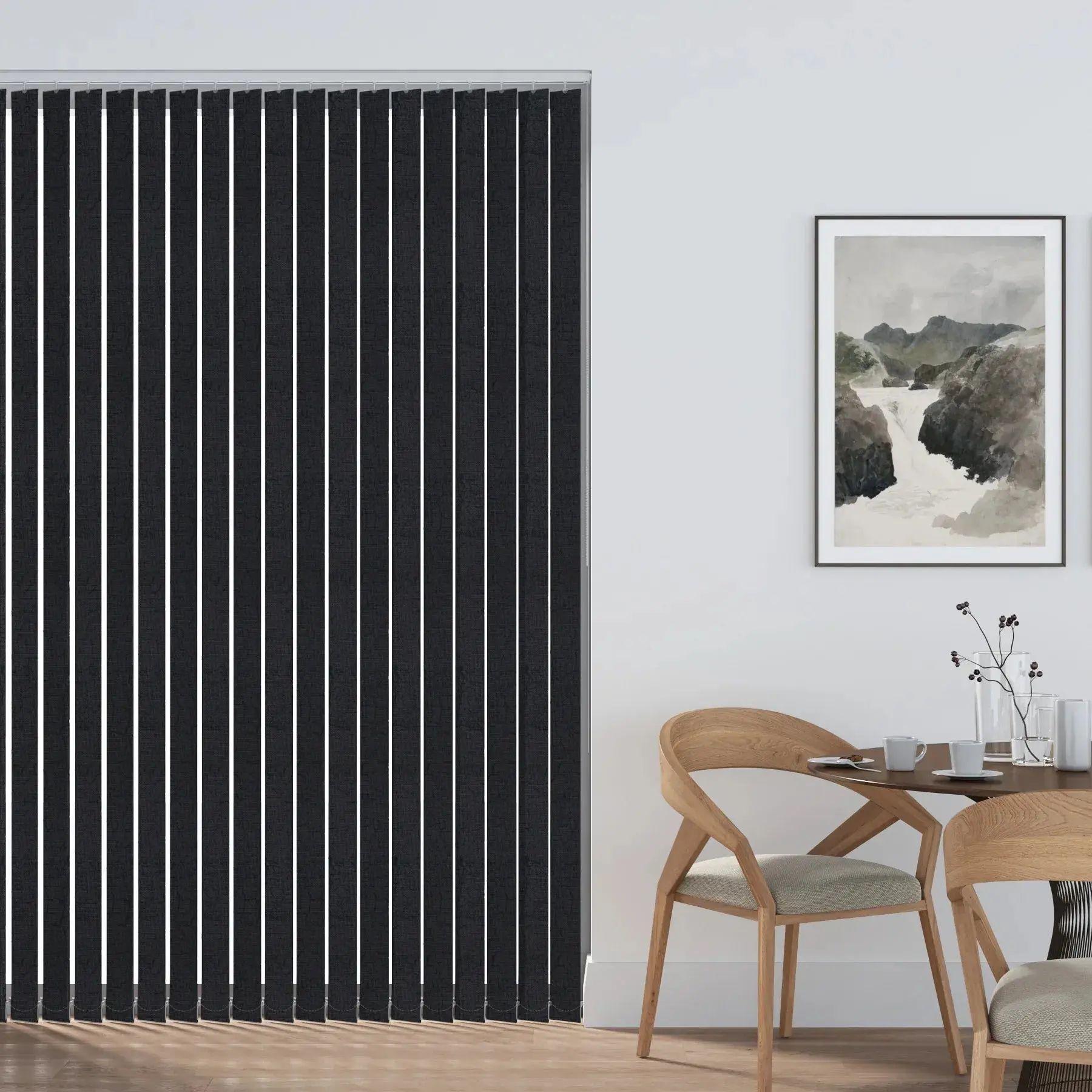 Lahore Vertical Blinds Black