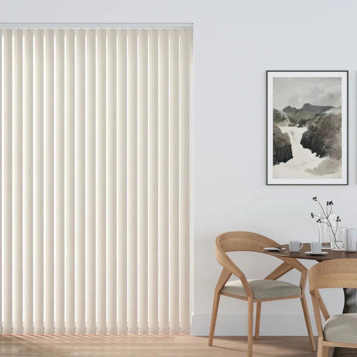 Gravity Vertical Blinds Beige