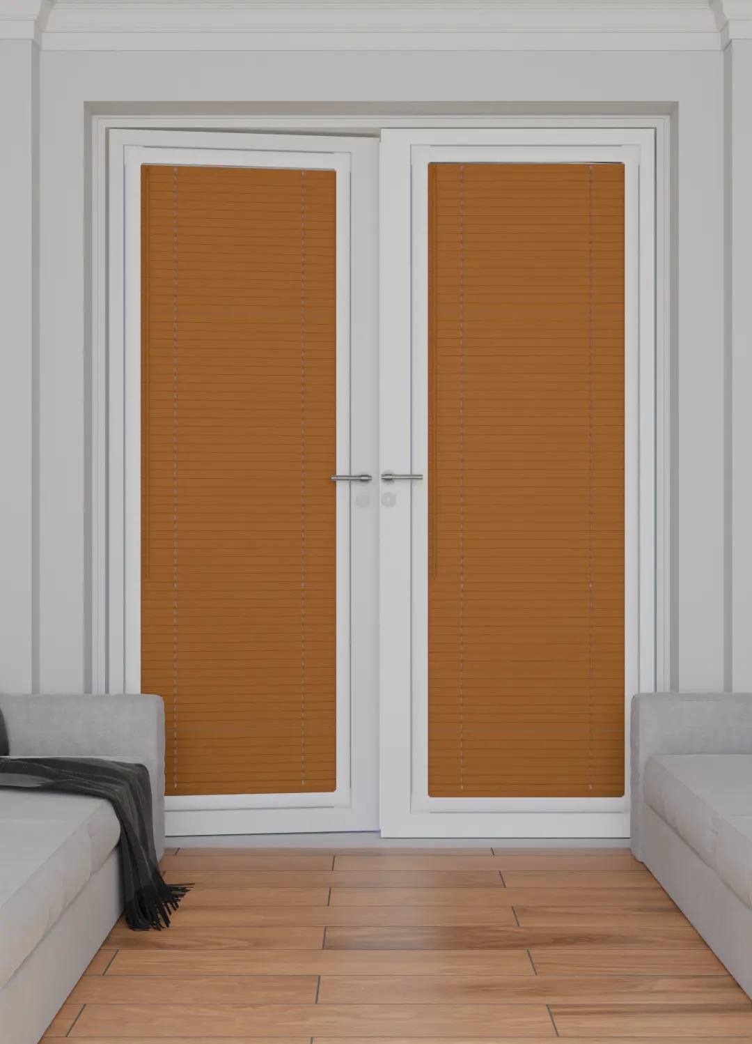 Perfect Fit No Drill Metal Venetian Blinds fitted in a British home