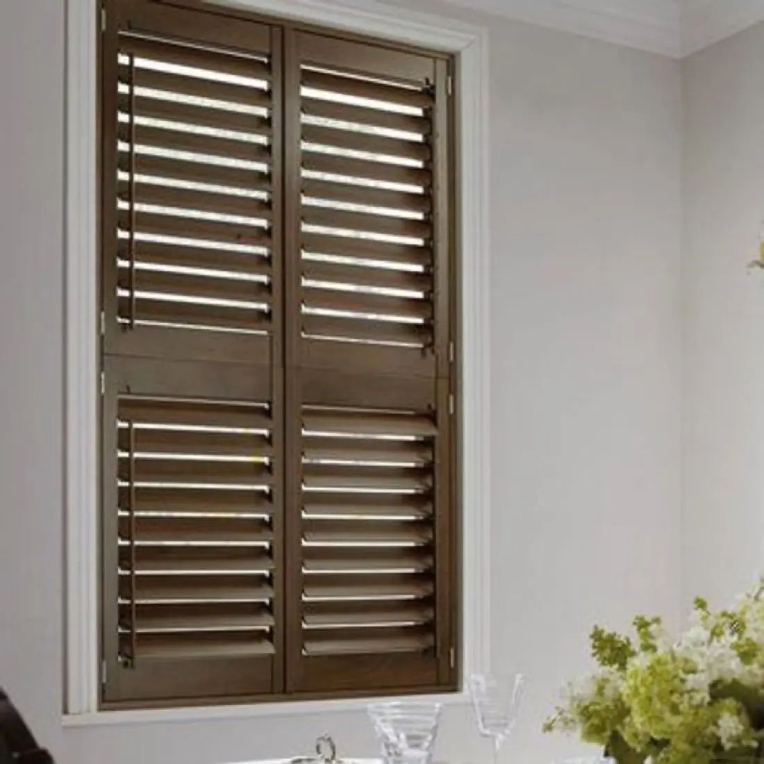 Middling in Cherry — made-to-measure shutters