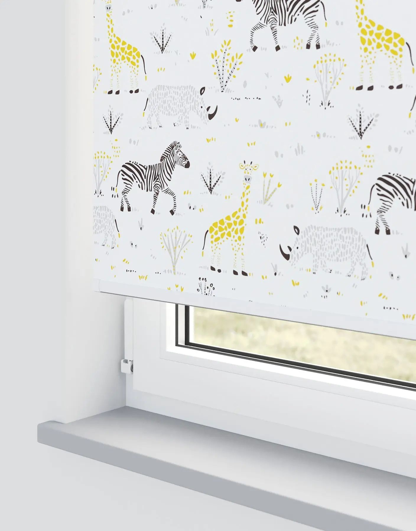 In The Jungle Roller Blinds Electric Multi