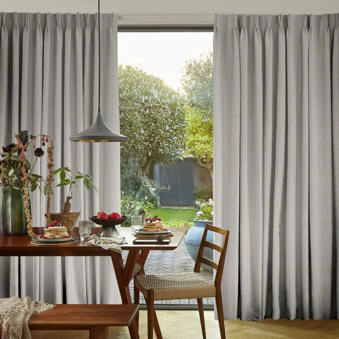 Ashling in Charcoal — made-to-measure curtains