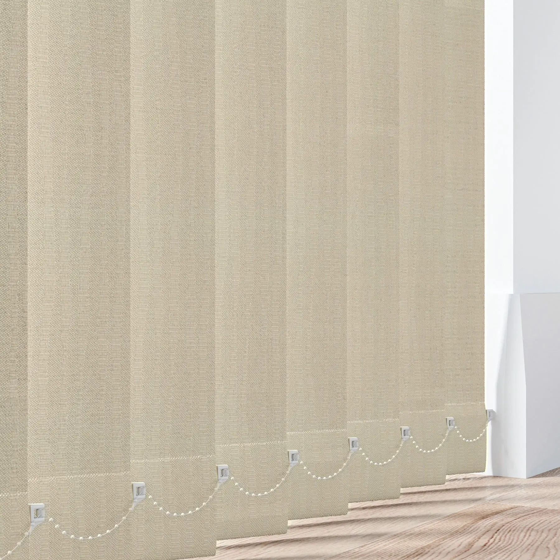 Opera Vertical Blinds in Cream — made-to-measure blinds