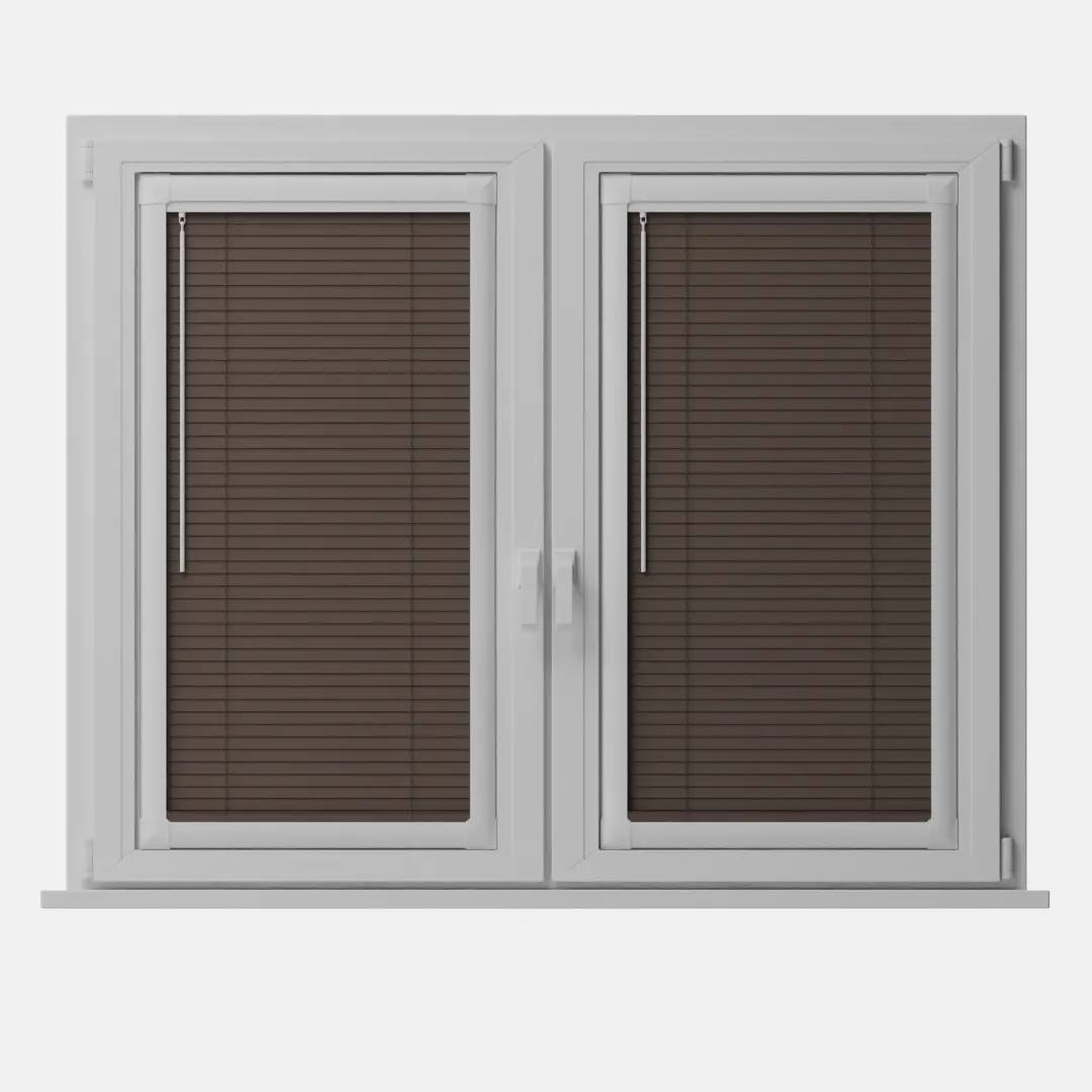 Perfect Fit No Drill Metal Venetian Blinds fitted in a British home