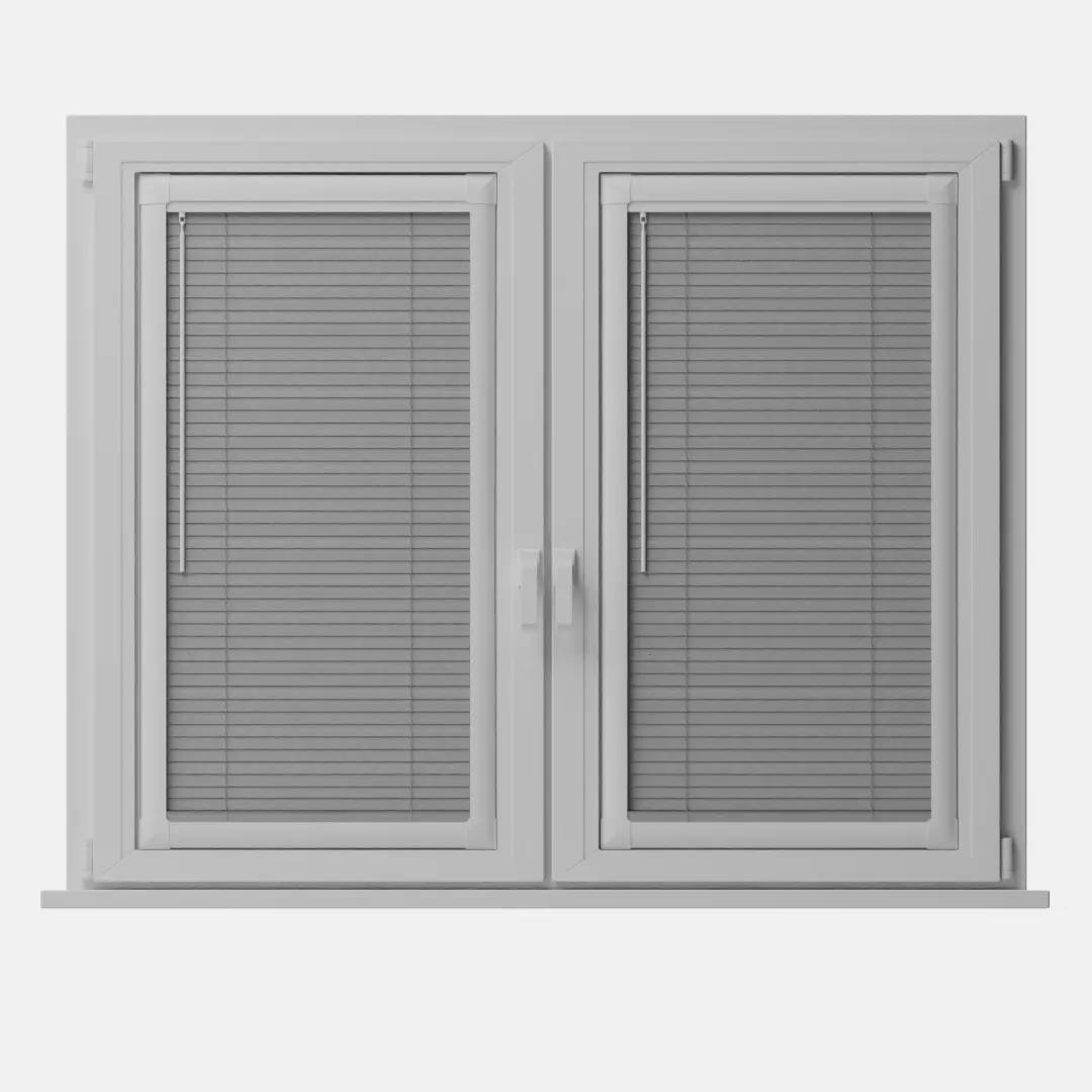 Perfect Fit No Drill Metal Venetian Blinds fitted in a British home