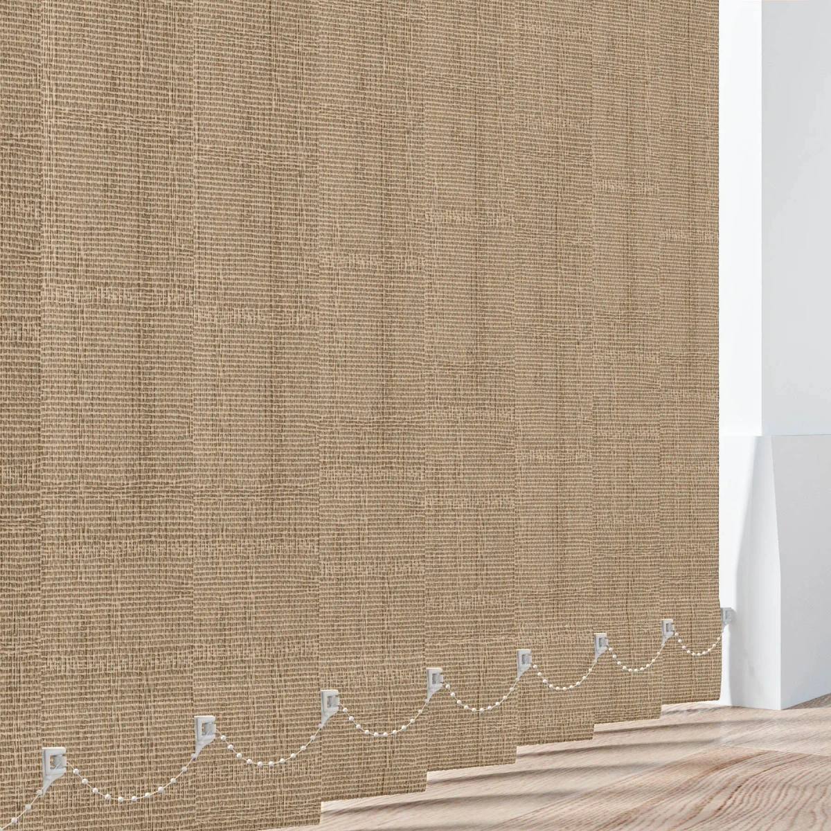 Mumbai Vertical Blinds fitted in a British home