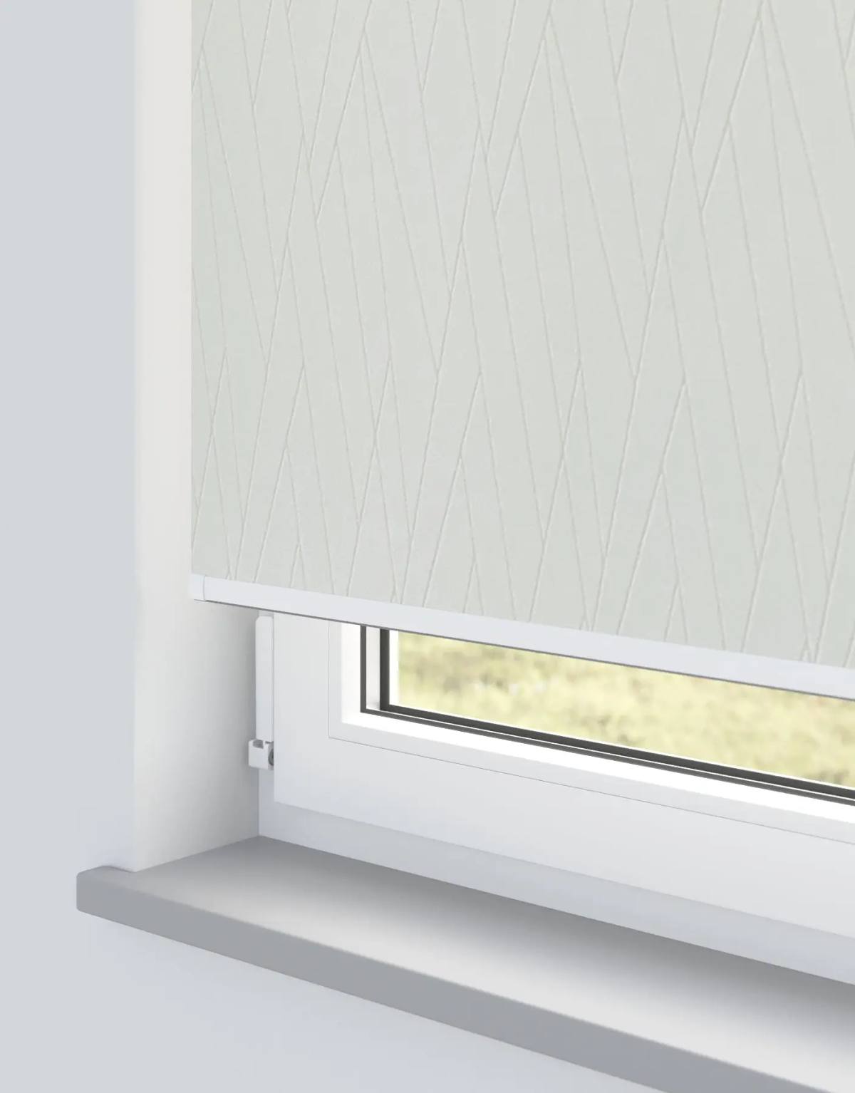 Cubik Roller Blinds Electric fitted in a British home