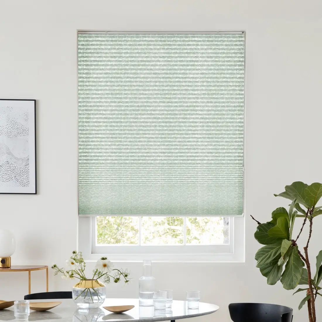 Ridley in Mint — made-to-measure blinds