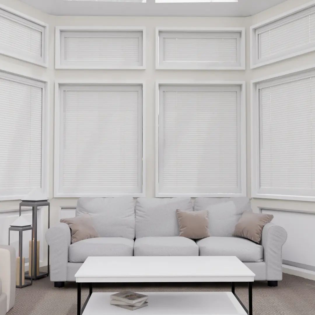 Perfect Fit No Drill Metal Venetian Blinds in Blind — made-to-measure blinds