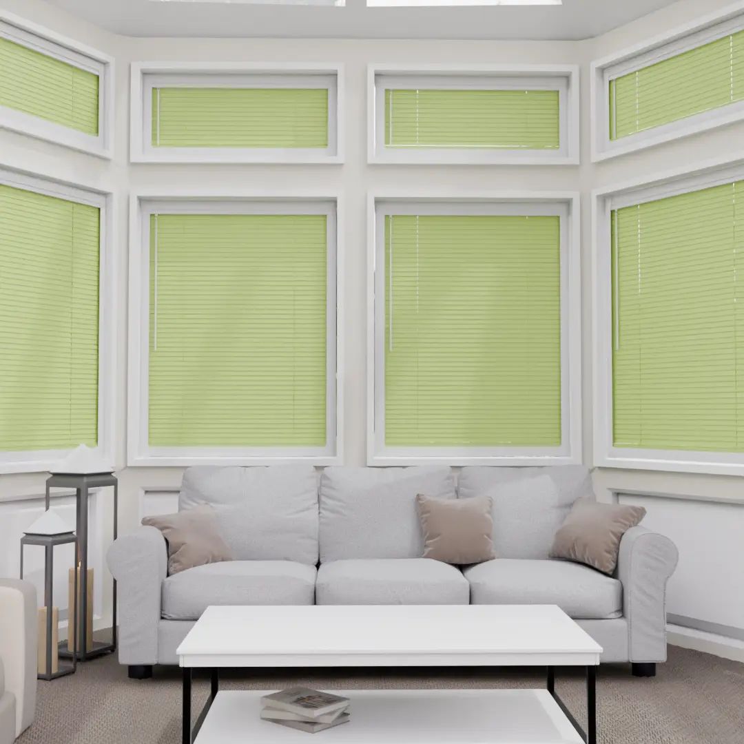 Perfect Fit No Drill Metal Venetian Blinds in Blind — made-to-measure blinds