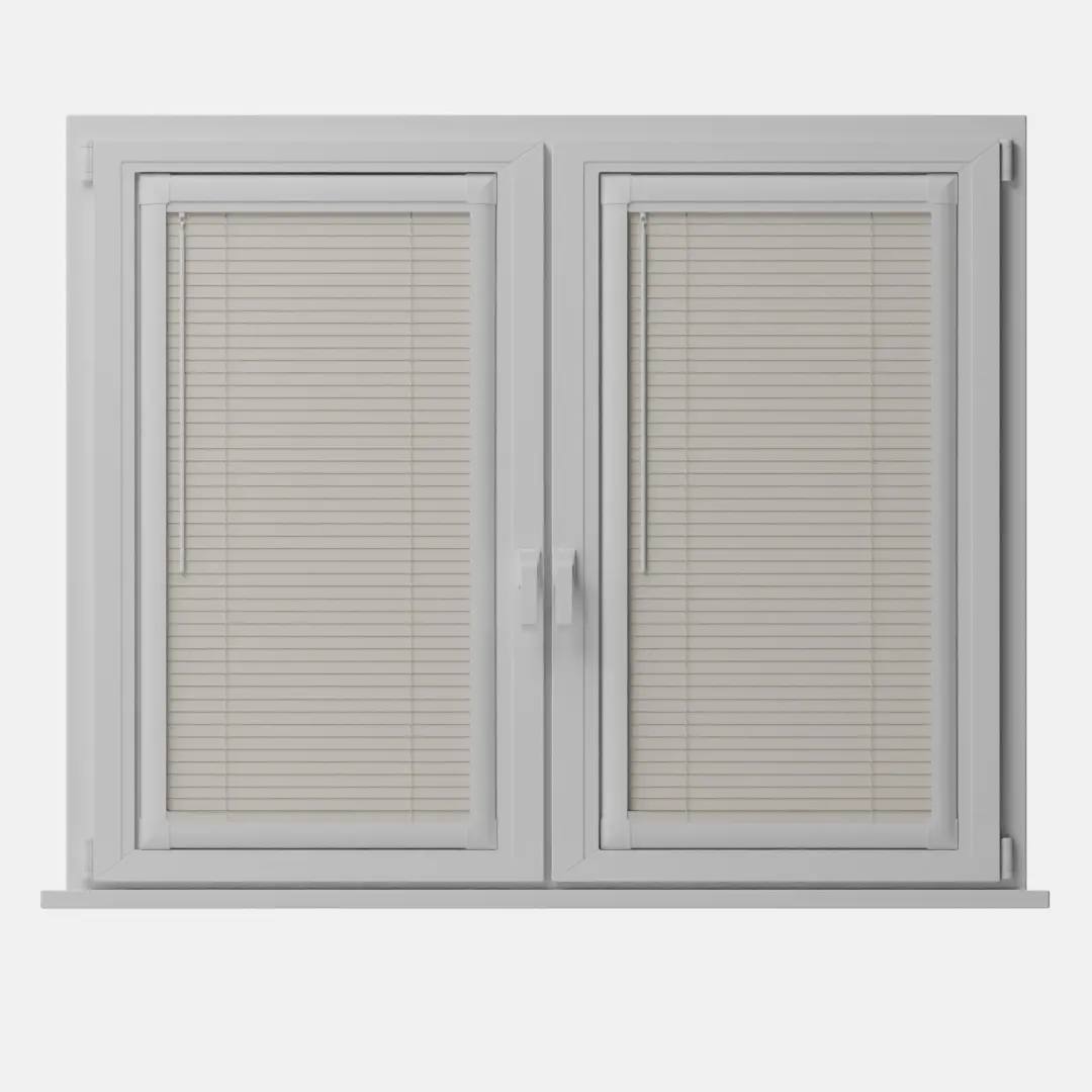 Perfect Fit No Drill Metal Venetian Blinds fitted in a British home