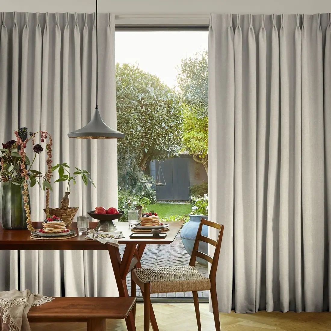 Kensington in Pearl — made-to-measure curtains