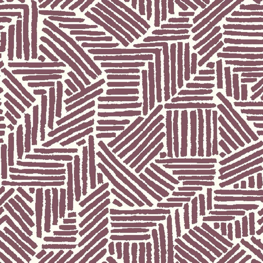 Herringbone in Berry — made-to-measure curtains