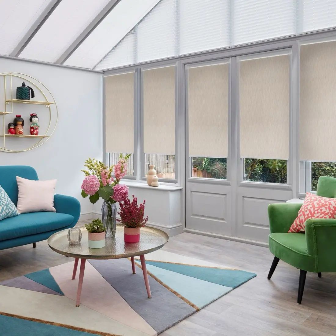 Adelaide in Mallow — made-to-measure blinds